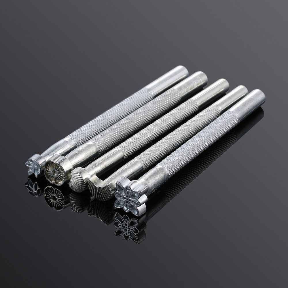 Metal Leather Working Saddle Making Tools Carving Leather Craft Stamps Leather Stamping Solid DIY Printing Stamping