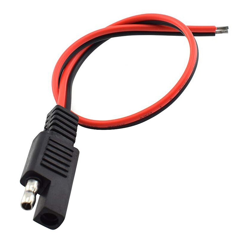 SAE 2 Pin rápido conector desconectar el enchufe SAE de automoción Cable de extensión para RV Trolling Motor Panel Solar 0,5 M