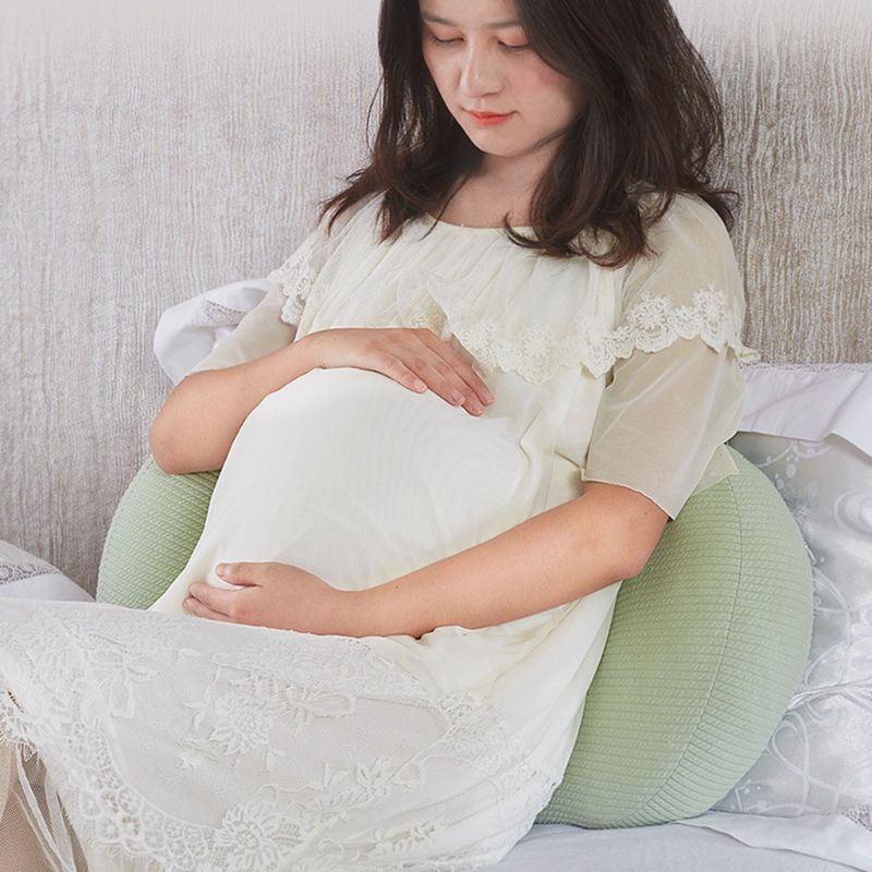 Figura di U Maternità Cuscino Cozy Laterale della Donna A Pelo Pancia Della Vita Cuscino di Supporto Lombare Biancheria Da Letto