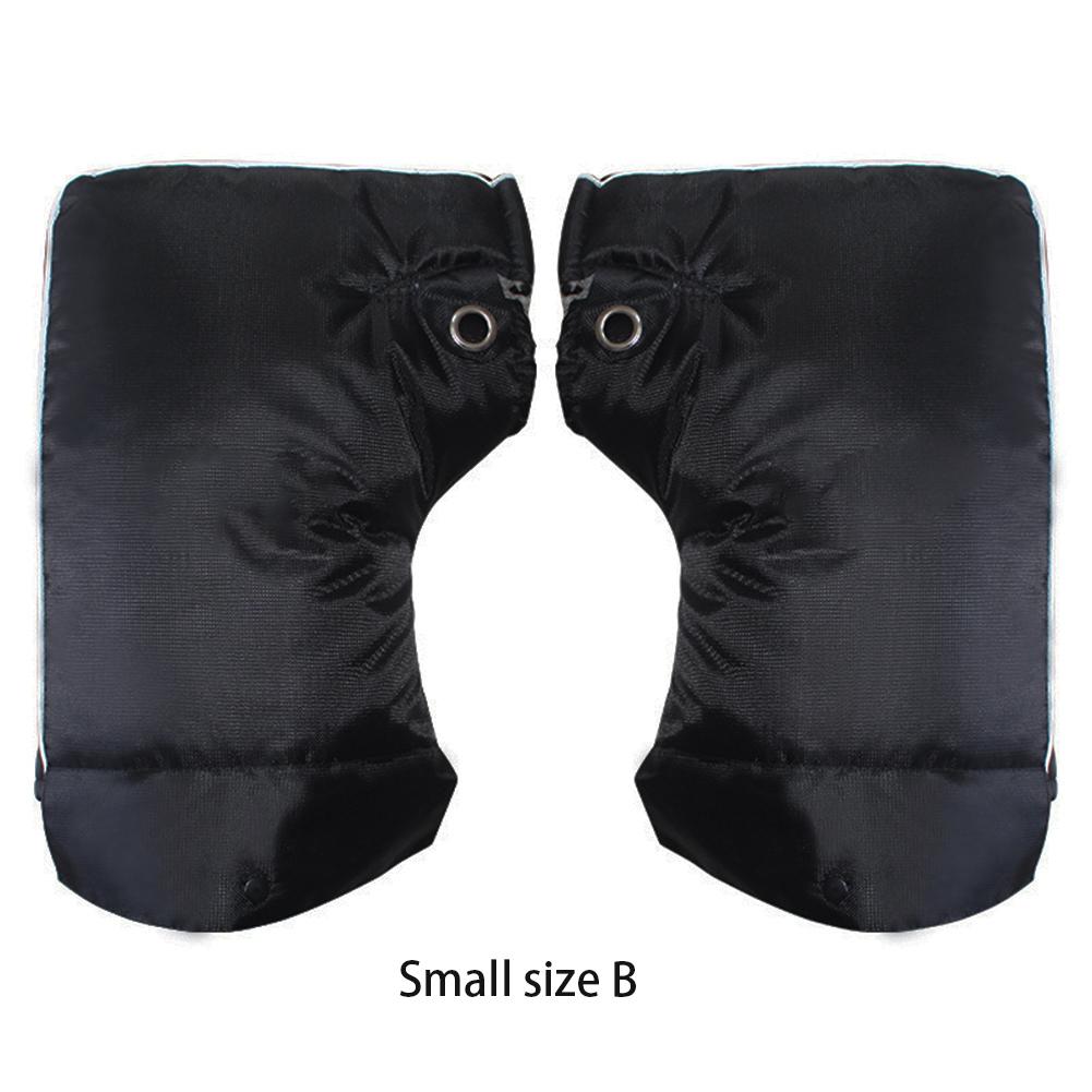 Thickened Motorcycle Handlebar Covers Winter Warm Enlarged Space Cotton Glove Windshide Universal Electric Car Handlebar Gloves: White