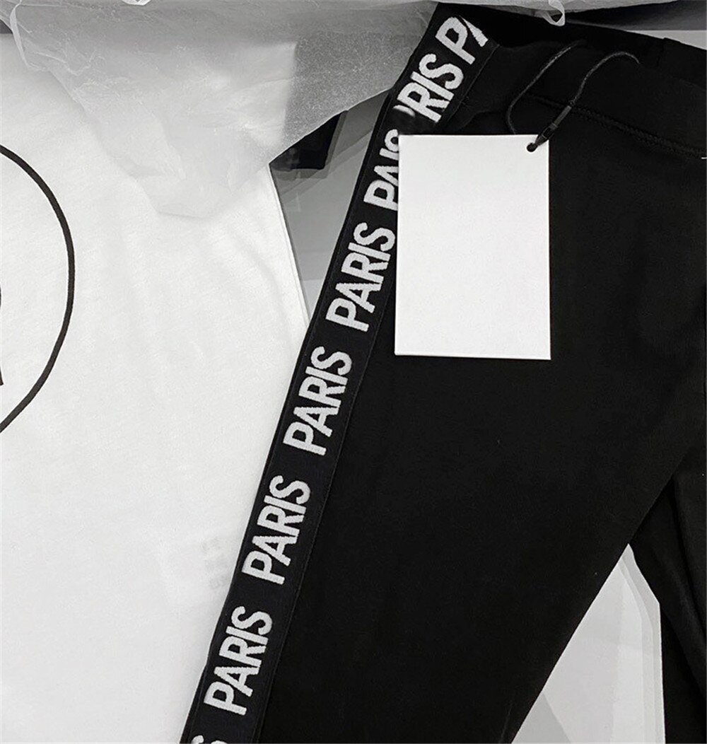 Lente Peuter Meisjes Leggings 100% Katoen Luxe Ontwerper Jongen Broek Broek Skinny Brief Afdrukken Kinderen Leggings Broek