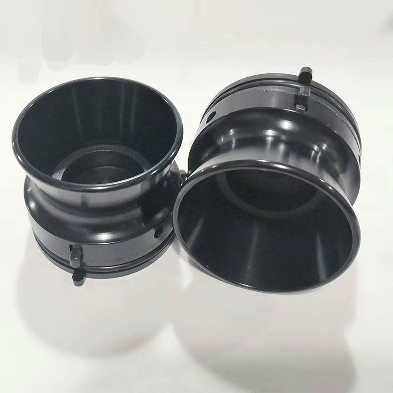 1 Pair Standard 1/4" Silver NAB Hub Adapters For Reel To Reel Tape Recorder: black