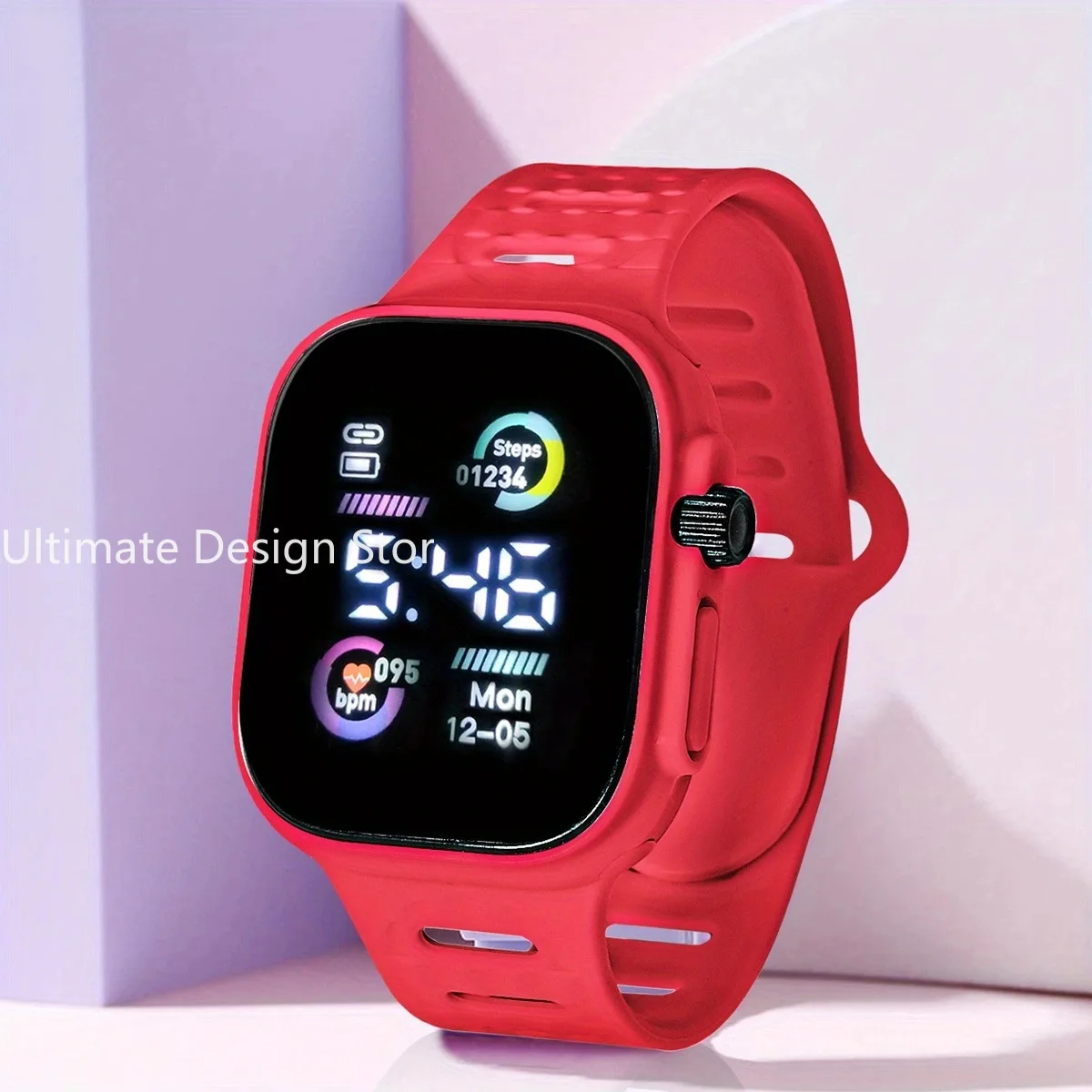 LED-anzeige Digitale freundlicher Uhren Sport Jungen Mädchen Leuchtende freundlicher Elektronische Armbanduhr Studenten Uhr Uhren Uhren: verrotten