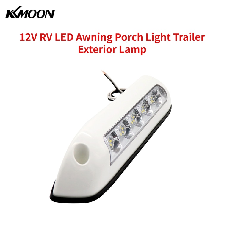 12V RV LED Awning Porch Light Waterproof Motorhome Caravan Interior Wall Lamps Light Bar RV Van Camper Trailer Exterior Lamp