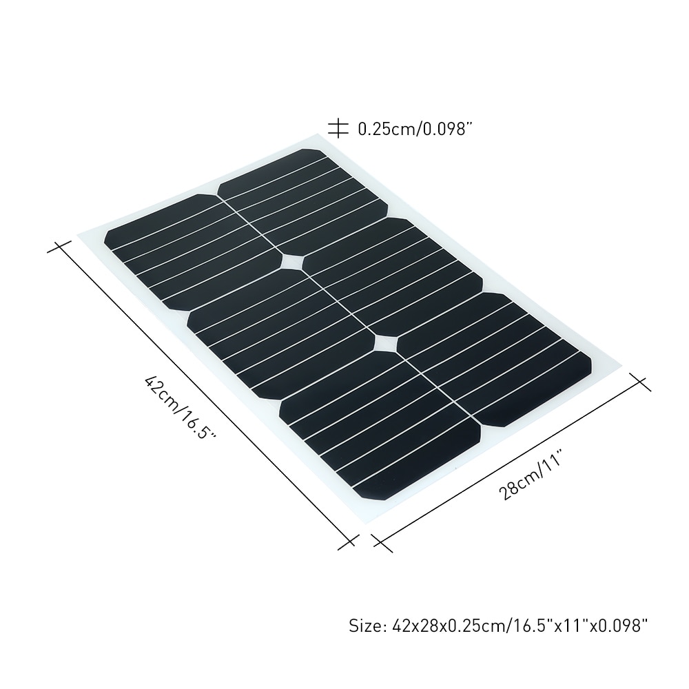 W V Mono Semi Flexible Solarpanel With Sunpowe Grandado