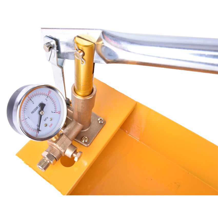 SYB-40 Manual Water Pipe Pressure Test Pump 40 kg Copper Pump Body Manual Pressure Test Pump