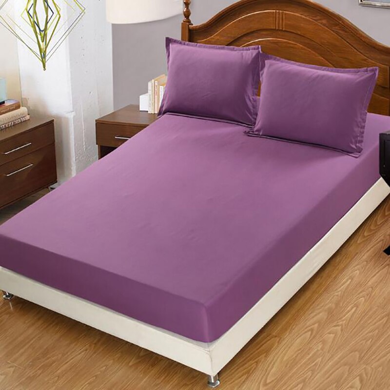 Simmons Dedicated Non-slip Simmons Mattress Protector Mite Sheet Waterproof Mattress Protector Bed Cover: purple / 200x220cm
