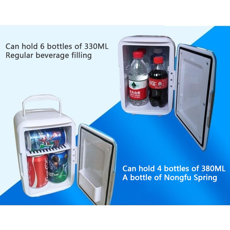 4L Car Refrigerator Household Mini Portable Refrigerator Quick Cooling and Heating and Cooling Cabinet Type Refrigerant LP