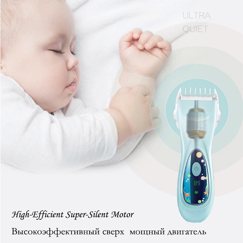 LUKBABY Haar Schermaschinen Männer USB Ladegerät Intelligente Baby Haar Haarschneidemaschine freundlicher Wasserdichte Trimmer YD-0810