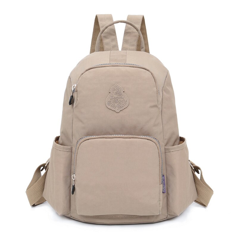 Vrouwen Rugzakken Nylon Rugzak Vrouwelijke Schooltas Sac A Dos Schoudertas Mochila Feminina School Rugzakken Voor Tieners: Apricoot