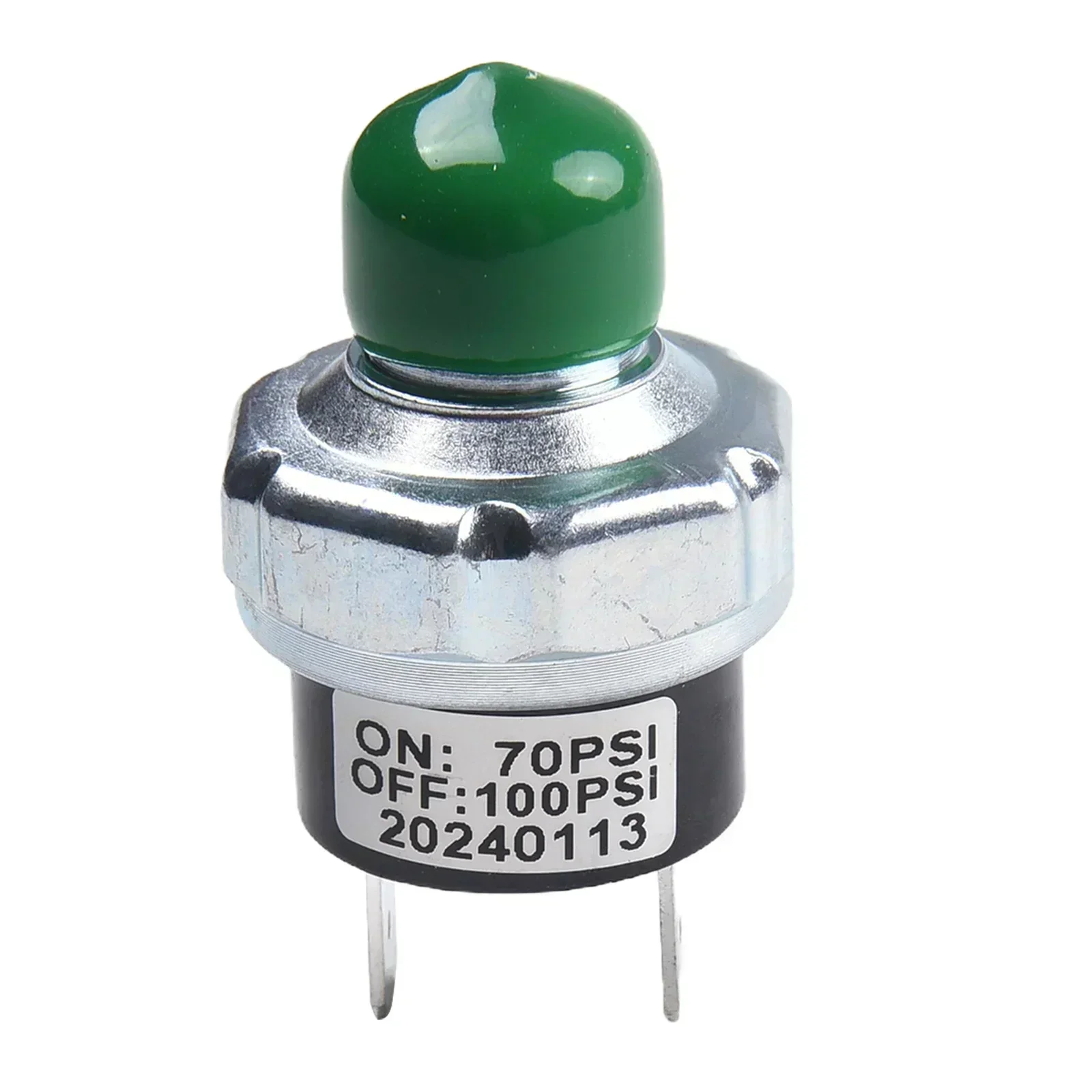 70-100/90-120PSI Pressostato del compressore d'aria 1/4 "NPT 12V/24V per il controllo dell'interruttore in lega di alluminio del serbatoio dell'aria del clacson del treno: Trasparente