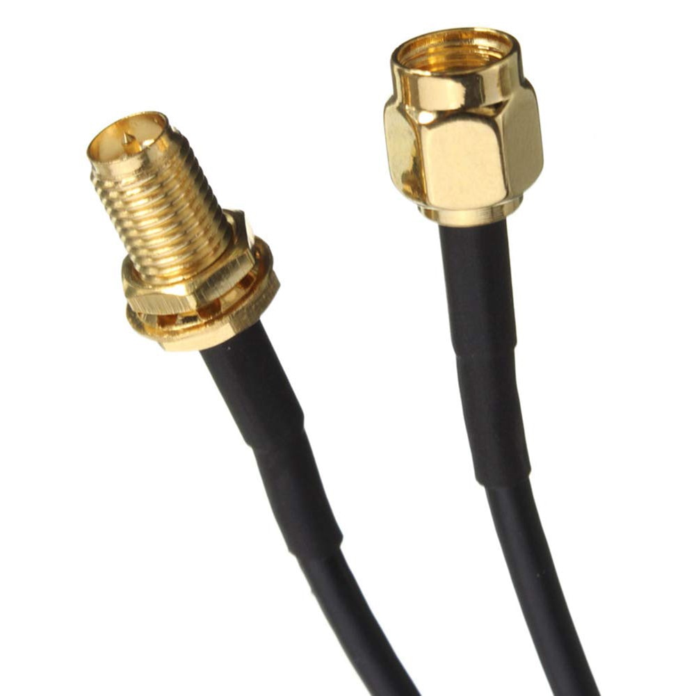 RP-SMA Extension Cable WiFi Antenna Router Standard RG174 Stable Signal Male Female Wire Coaxial Computer Universal