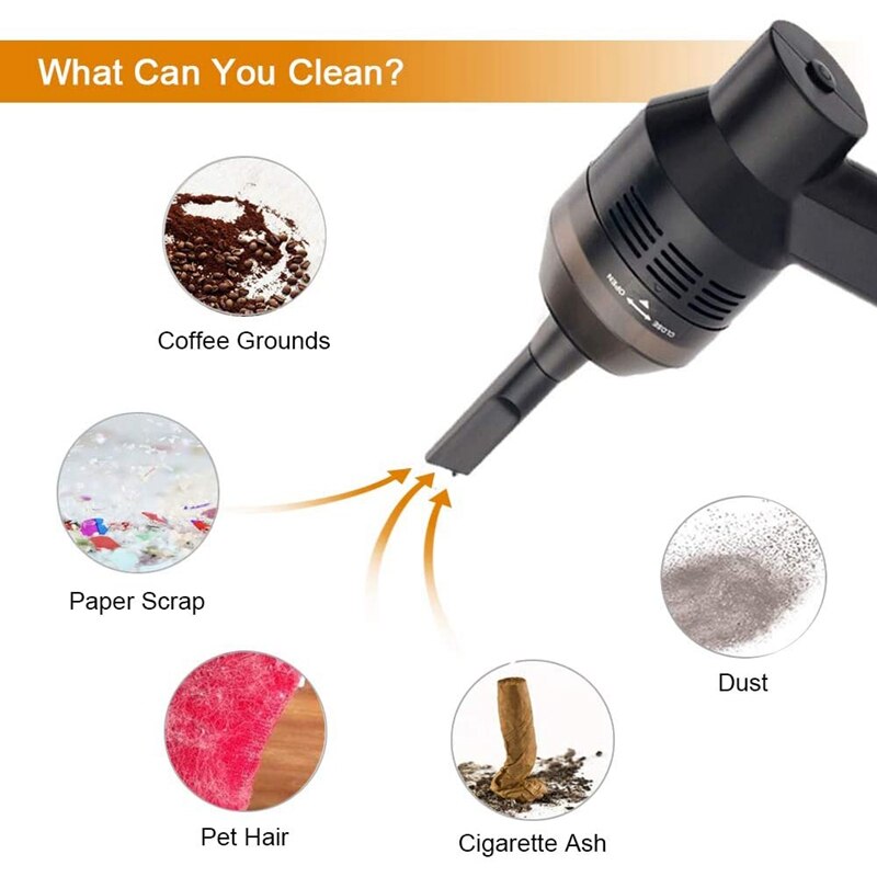 Toetsenbord Stofzuiger, Usb Mini Vacuum Computer Cleaners,Portables Handheld Stofzuiger Dust Collector Voor Haren