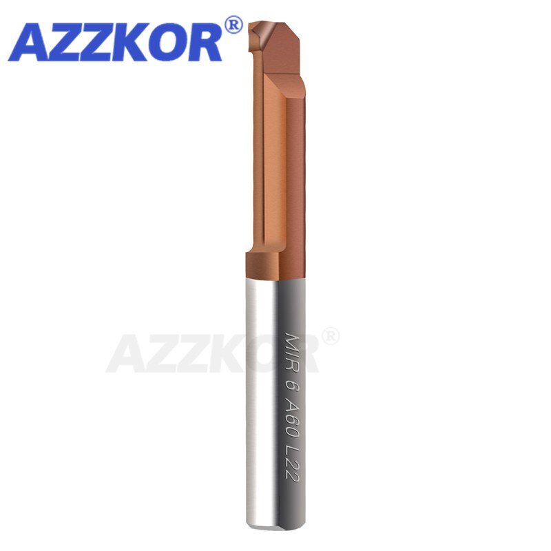 Thread Milling Cutter MIR Carbide Lathe Boring Cutter Coated Mini Internal Turing Tungsten Tool AZZKOR Cutting Small Hole