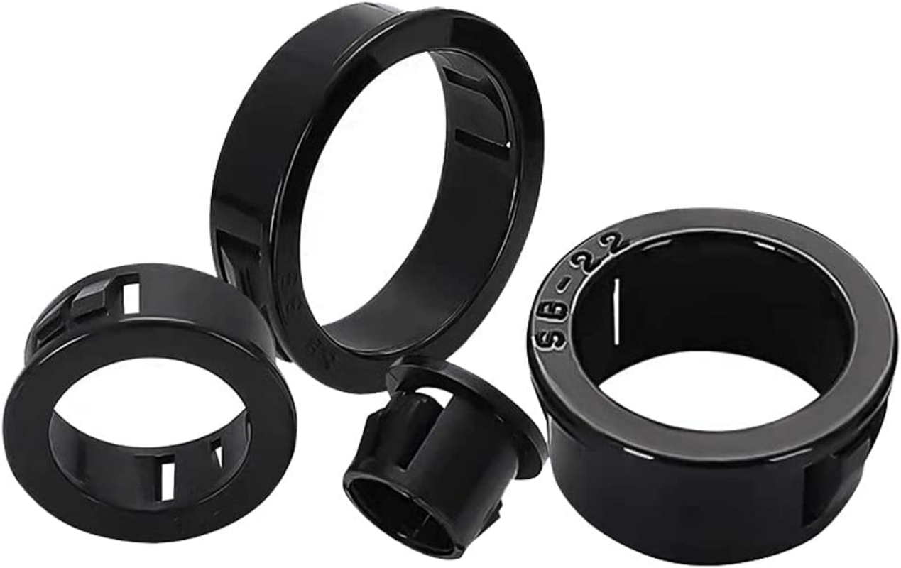 160 stücke Schnapp tülle Dichtung Nylon Schnapp buchse Schnur Schnalle Typ Schutzs pule Ring Tülle Kabel See hülse Gummis topfen