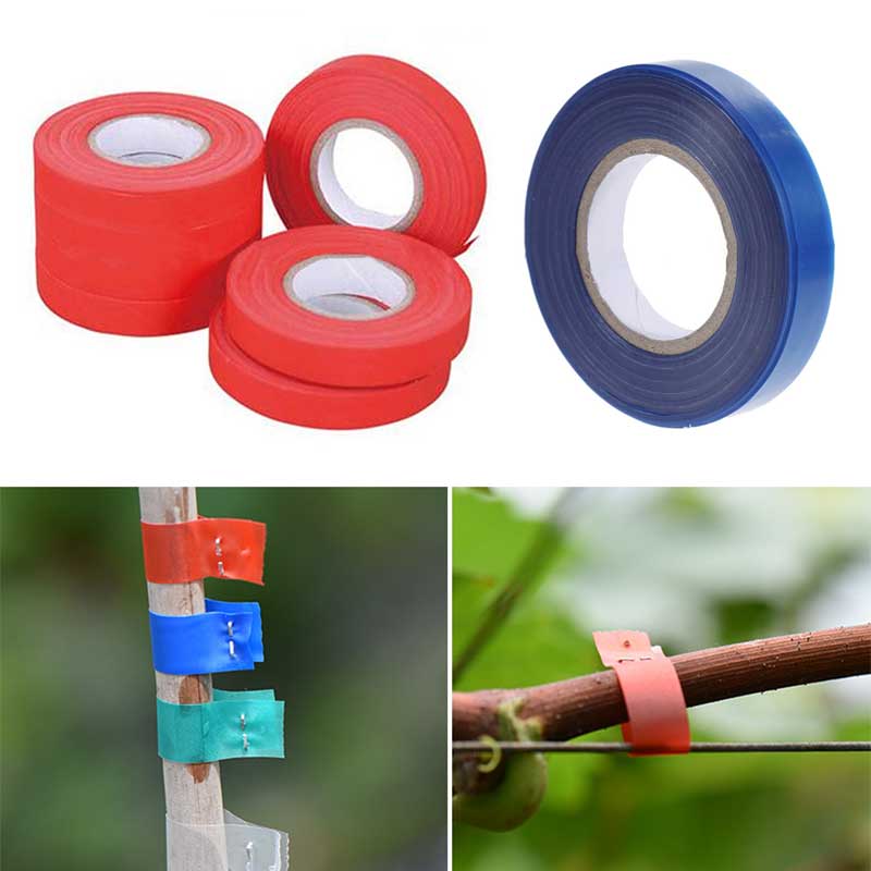 Cinta de jardín ramas de la vid cintas fijas de PVC portátil de encuadernación de la mano herramientas de la máquina de transplantamiento palos atados