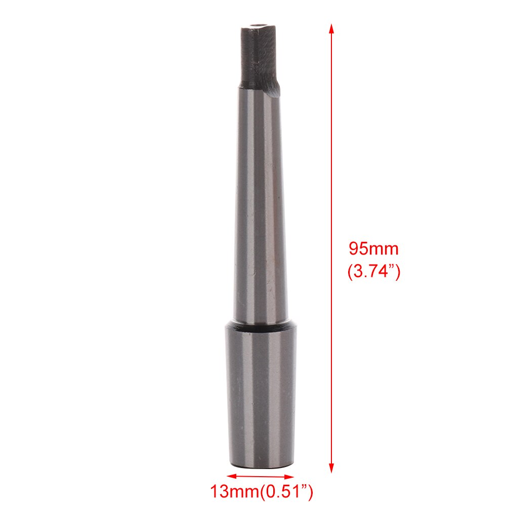 CNBTR MT1 to B12 Drill Chuck Arbor Adapter with Tang End Morse Taper 1 B12 Arbor