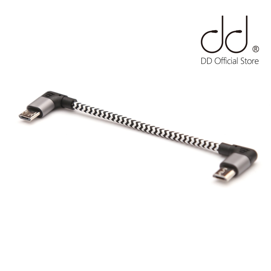 DD MM03 Micro to Micro USB cable, digital OTG USB DAC cable, used for FiiO Q1MK2/Q5 with smartphone or Hi-res player.