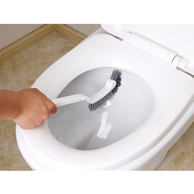 Toiletpot Borstel Met Houder Slanke Compacte Badkamer Borstel Voor Badkamer Opslag Toiletborstel Stevige Diepe Reiniging Set Din