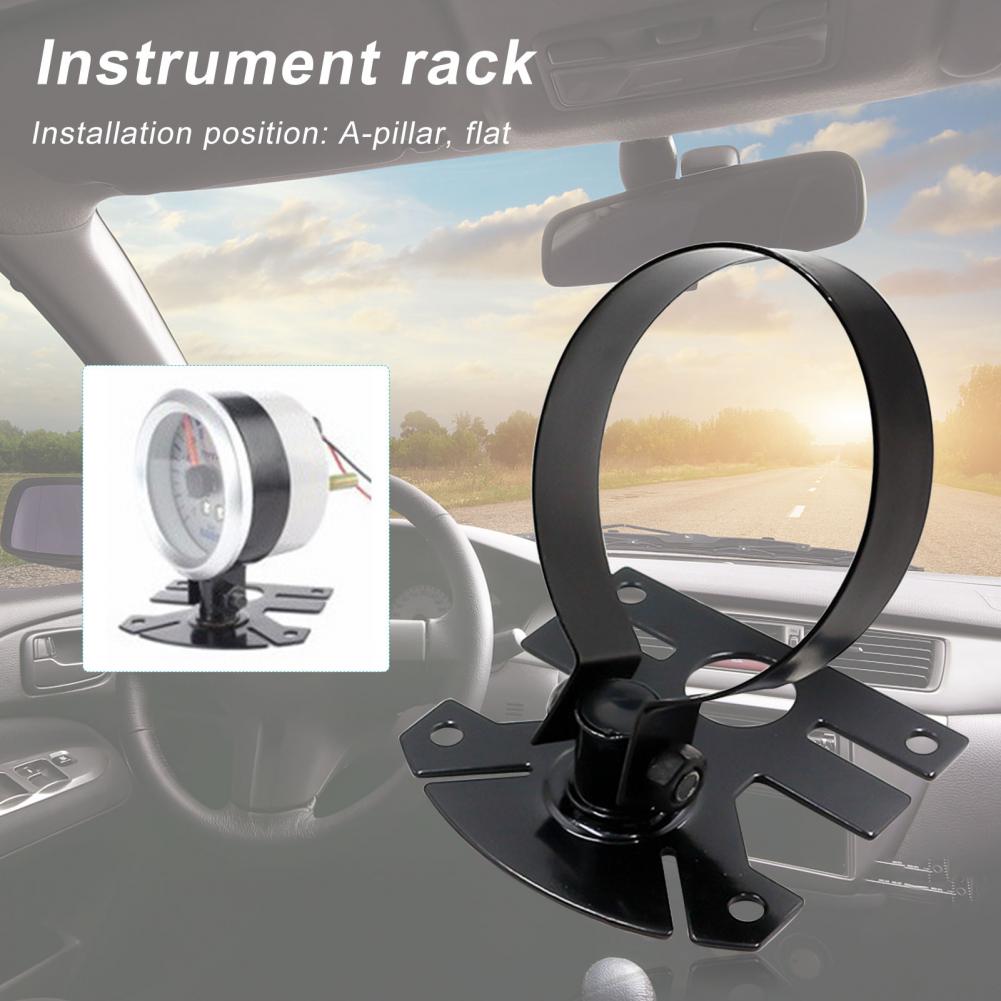 Meter Mount Holder Practical Vehicle Gauge Pedestal Mount Black Meter Pod Mount