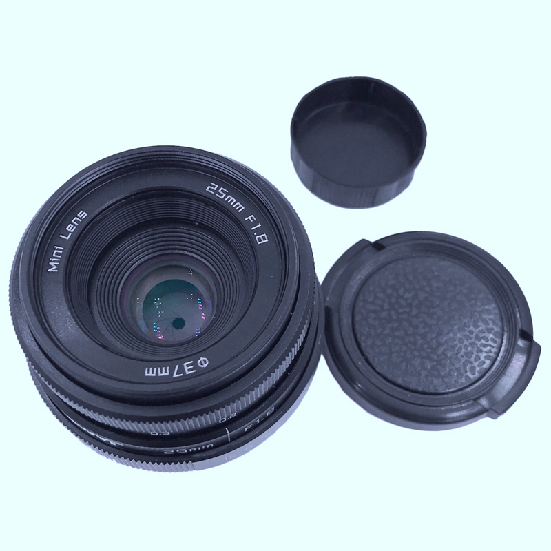 Newyi Mini 25Mm F1.8 Aps-C Televisie Tv Lens/Cctv Lens Voor 16Mm C Mount Camera