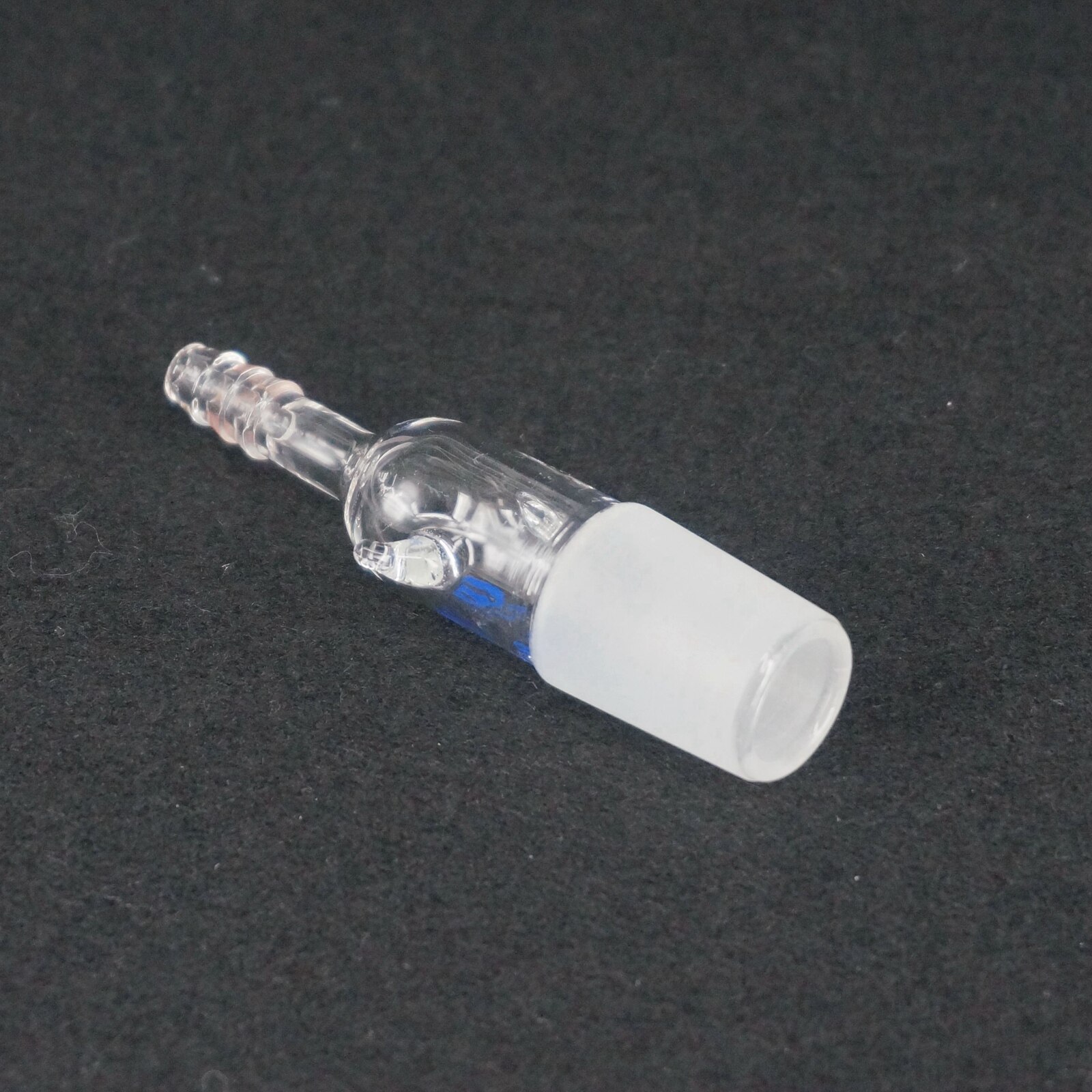 Laboratory Glass Straight Vacuum Inert gas adapter 24/29 joint 9mm hose connection