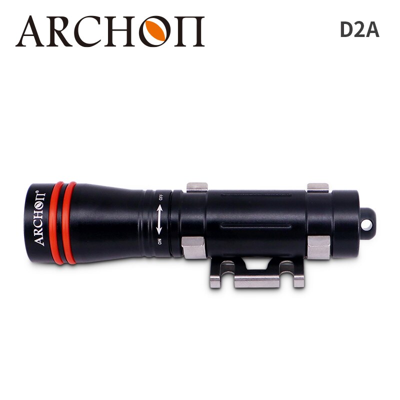 ARCHON – lampe de plongée étanche, 450 lumens, LED, avec masque, étudiant autrichien, D2A: black