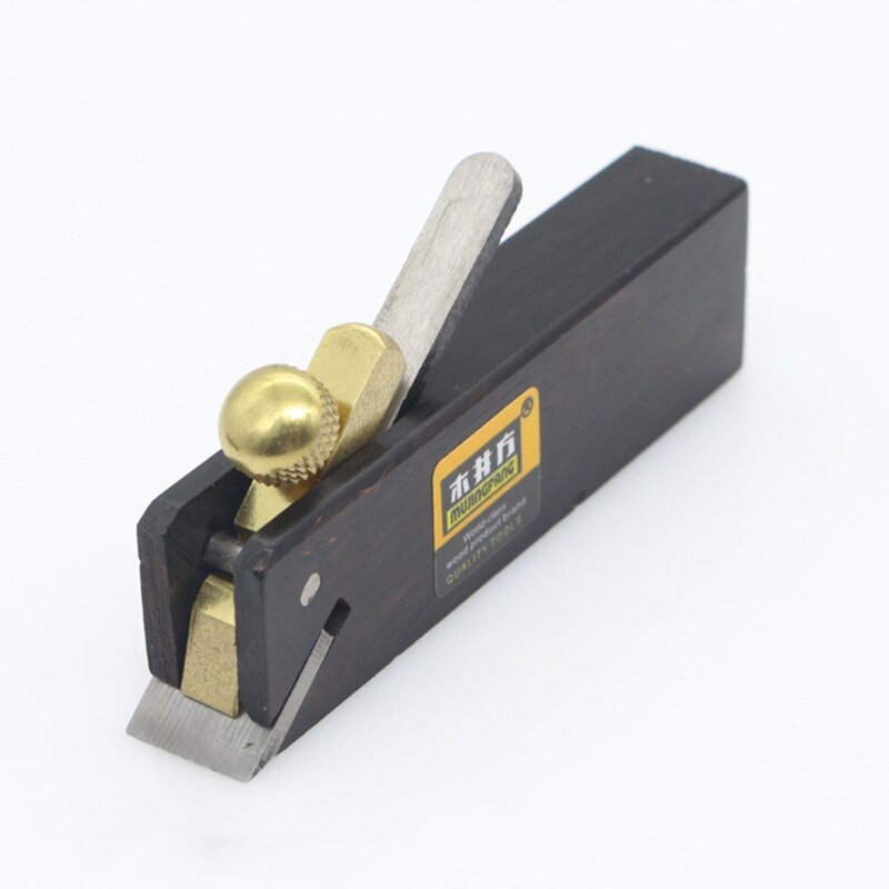 DIY Mini Hand Planer Carpenter Ebony Joiner Woodworking Tools Smooth Flat Planer Y4QC