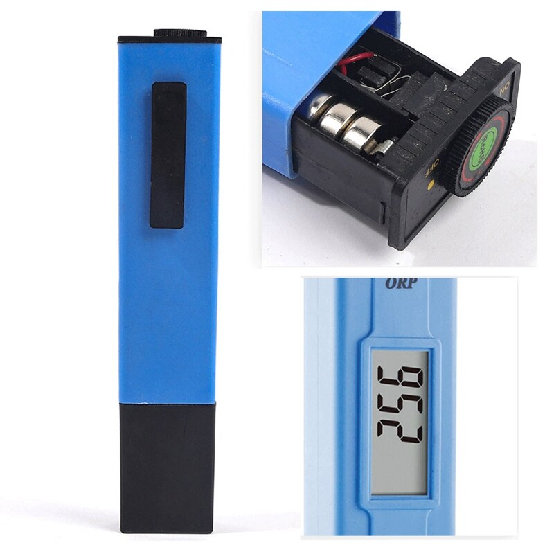 2-In-1 ORP/Redox Tester Digital Water Meter -1999MV - 1999MV Drinking Water ORP Test Pen