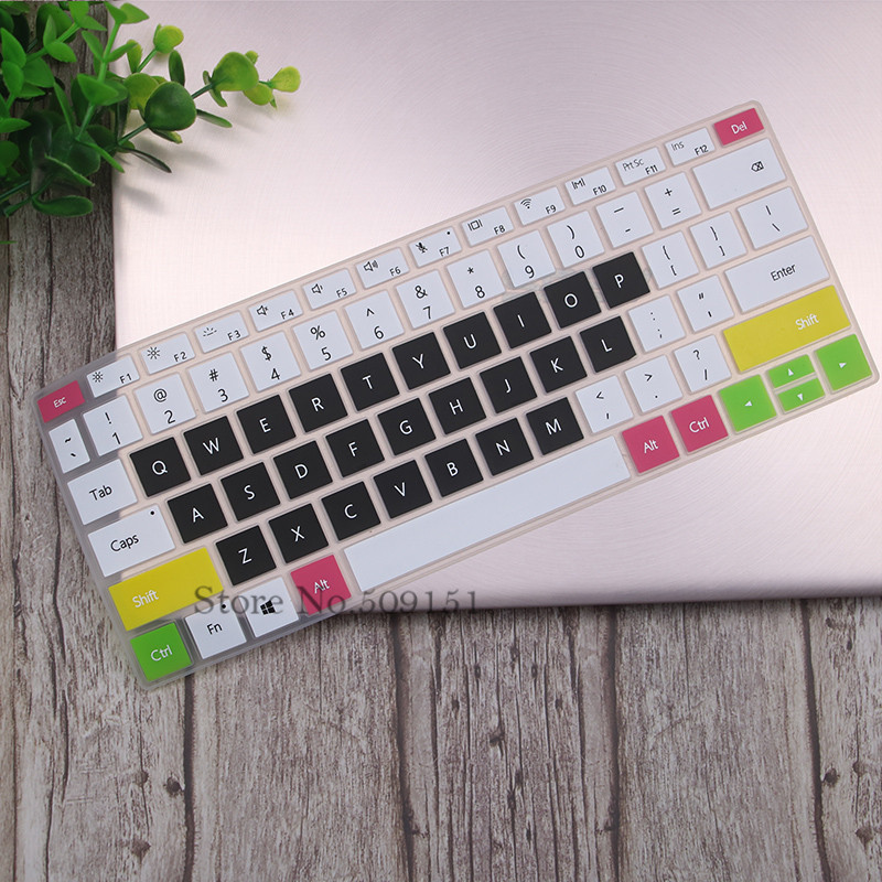 For Huawei MateBook D 14 inch (AMD) Notebook D14 14.0&#39;&#39; Silicone Laptop Keyboard Cover Skin Protector Dustproof Guard: Candy black