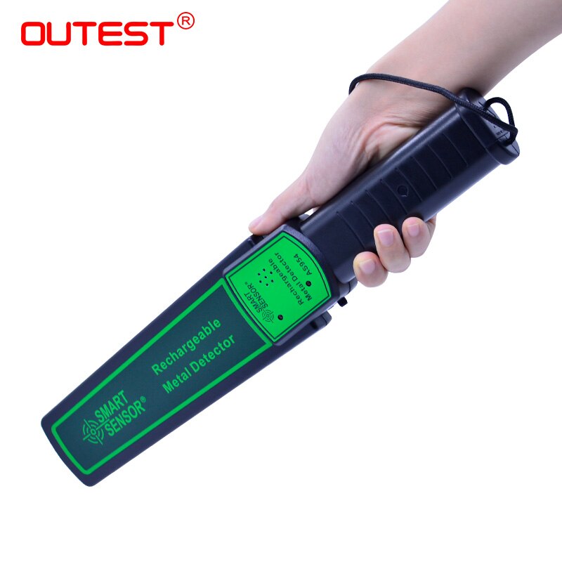 OUTEST AS954 Handheld Metal Detector Security Wand Body Search Parcel Scanner Gold Detector Hunter Phone Detector Finder