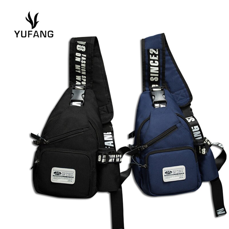 YUFANG Male Sling Bag Oxford Men Messenger Bags Brand Chest Pack Multifunctional Small Travel Bag