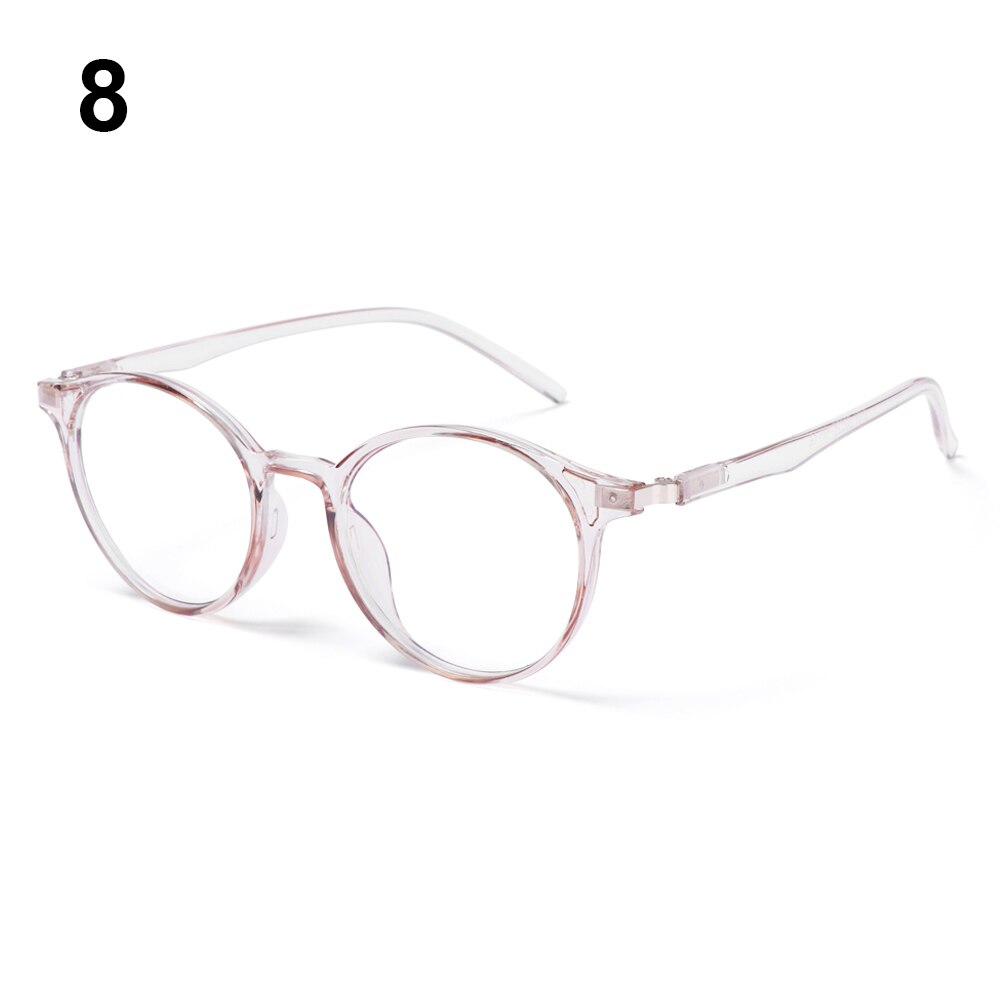 1Pc Computer Glasses Anti Blue Ray Blue Light Blocking Glasses Optical Eye Spectacle UV Blocking Gaming Filter Round Eyeglasses: 8