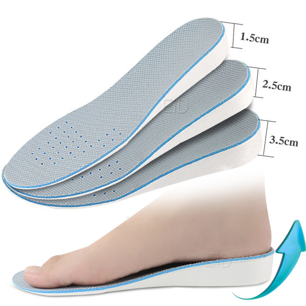 Semelles intérieures EVA Ultra fines, respirantes et confortables, semelle en Polyester, unisexe, hauteur 1-3.5cm