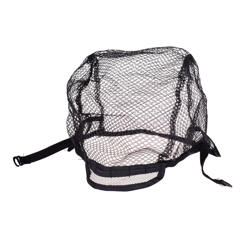 Tissage bonnet sans colle noir pour fabrication des perruques avec sangle ajustable sur le dos, filet de