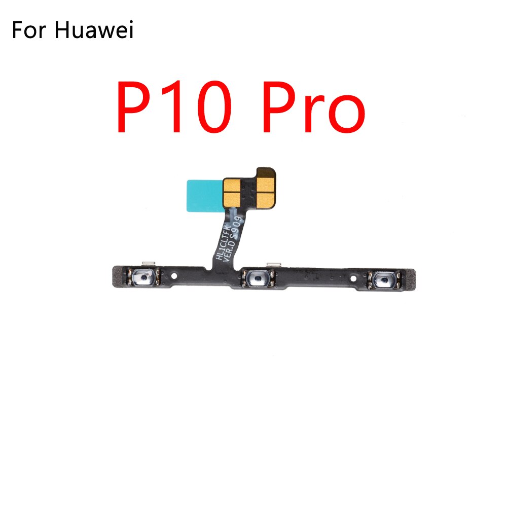 Power ON OFF Button For HuaWei P30 P20 Pro P10 P9 Plus Lite P Smart Silent Volume Button Ribbon Flex Cable: For P10 Pro