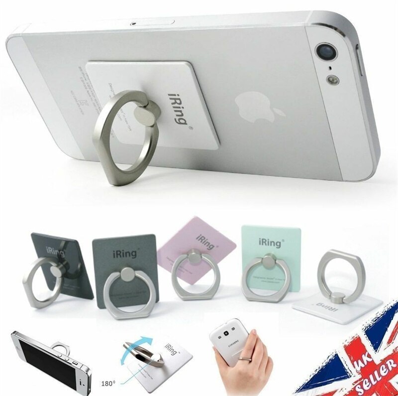 Iring Roterende Ring Standhouder Finger Ring Grip Houder Beugel Stand Accessoires Voor Iphone Samsung Huawei Xiaomi Ipad Tablet