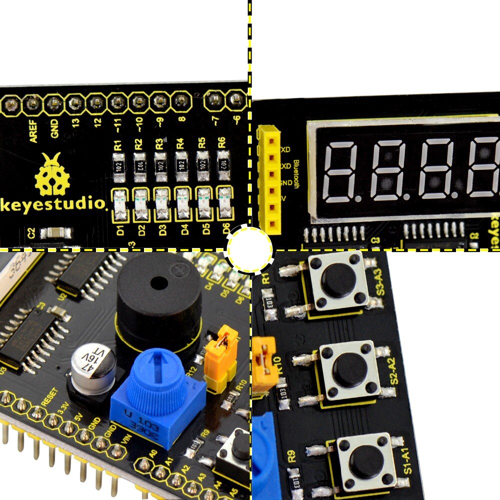 !keyestudio Multi-purpose shield V2 for arduino starter