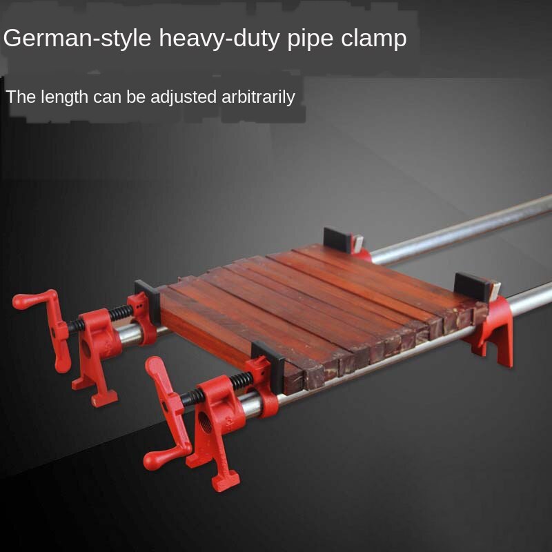 F Clamp Fixed Water Pipe Clamp Quick Woodworking Pipe Clamp Splicing Clamp 6 Branch Pipe Clamp Water Pipe Clamp