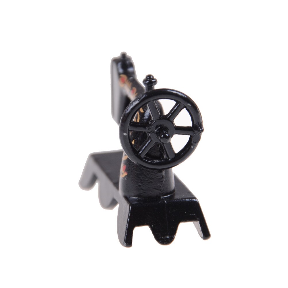 1:12 Mini Sewing Machine Simulation Home Furniture Dollhouse Miniature Accessories for Girl Doll House Decoration