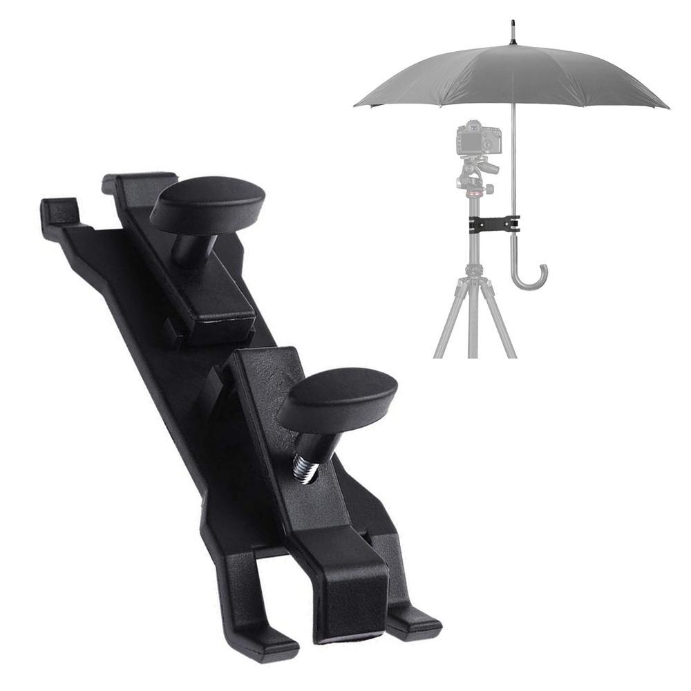 Kuulee Portable Outdoor Photography Umbrella Holder Clamp Clip Camera Tripod Light Bracket Flash Stand