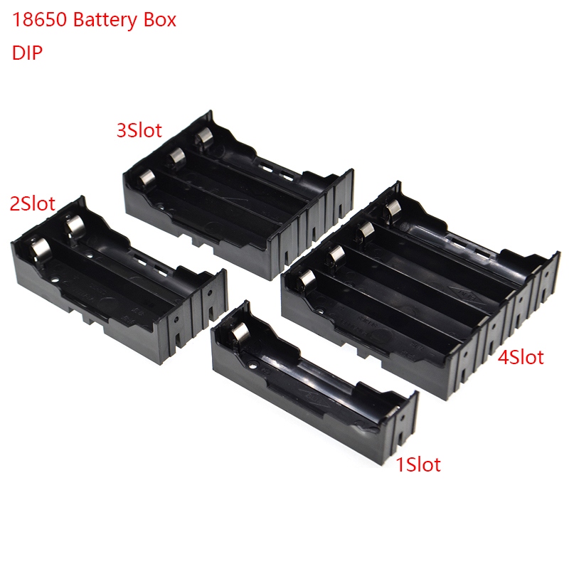 1Pcs AA/AAA/18650 Battery Box With Switch Leads on 1AA/2AA/3AA/4AA 2AAA/3AAA/4AAA/5AAA 1X/2X/3X/4X Slot Battery Holder Diy SMD