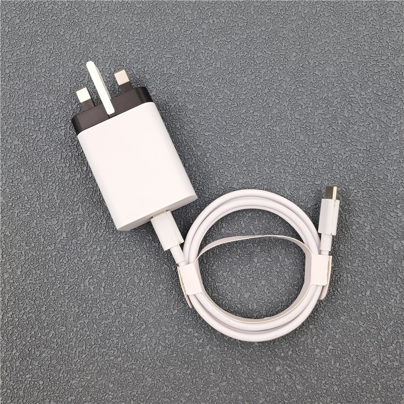 Original 30w- oplader til google pixel 9 8 7 pro  xl 3 4a hurtigopladning eu/us/uk strømadapter kompatibel med usb-c-enheder: Rsa