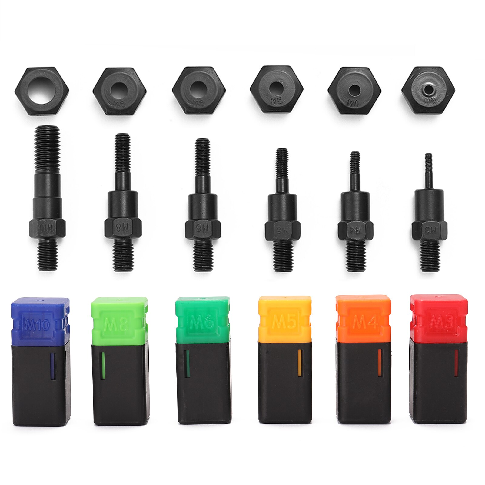 Hand Klinkhamer BT-605 Handleiding Klinknagel Machine Nietmatrijzen Met Moer Sterft M3/M4/M5/M6/M8 klinkhamer Gun Tool Hand Insert Rivet Nut Tool