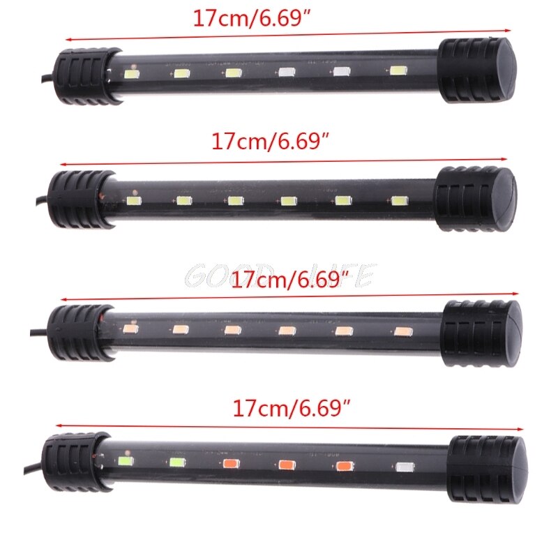 3.5W Submersible Waterproof Aquarium Fish Tank LED Light Bar Lamp Strip EU Plug Fish Aquatic Pet Lightings Bar