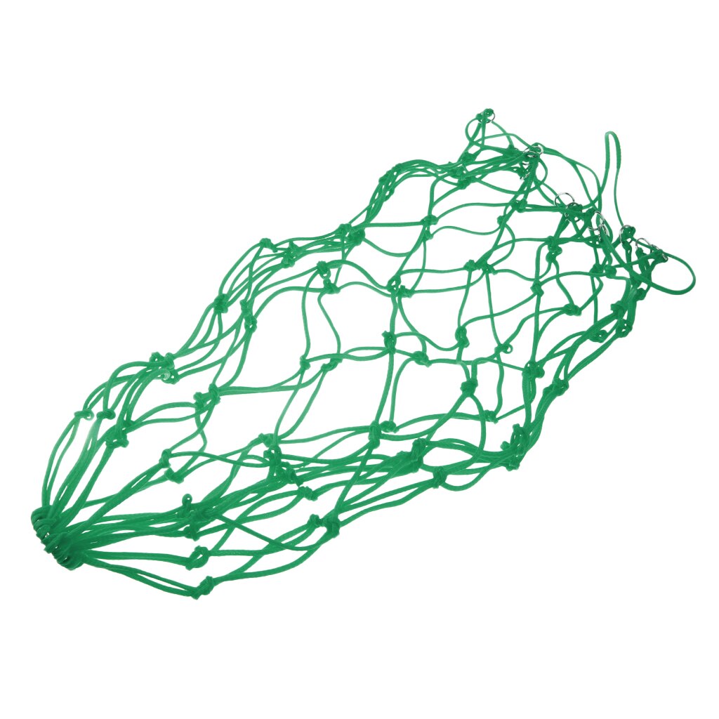 Durable Premium Nylon Mesh Slow Feed Hay Net for Horse: Green