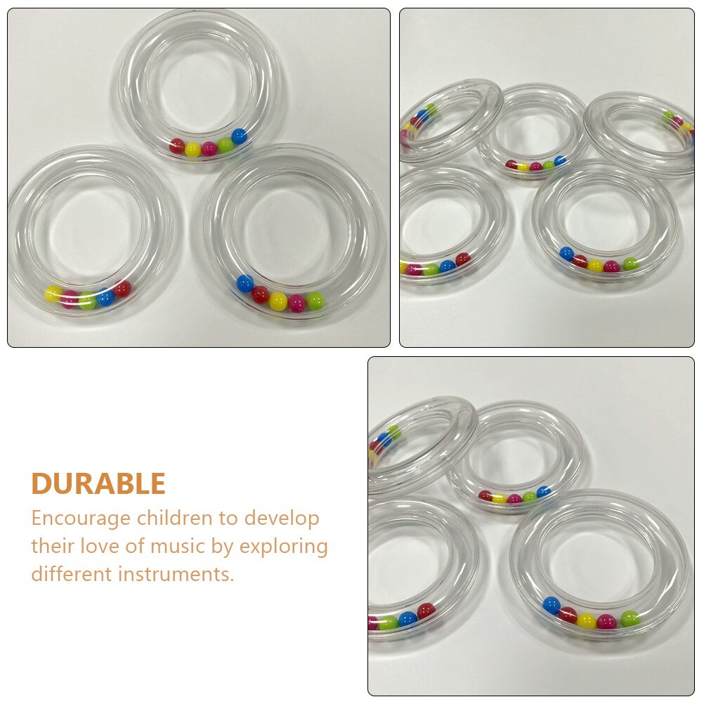 Hochet en plastique pour bébé, 4 pièces, anneau de sucette, DIY, accessoires