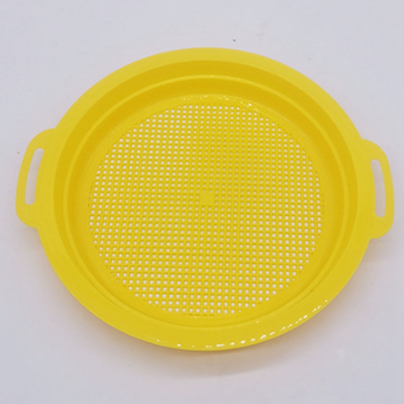 4PCS Stop Sand Sifter Sieves Toy For Sand Beach 4 Pack Set Red Blue Yellow Green For Children Kids Toy