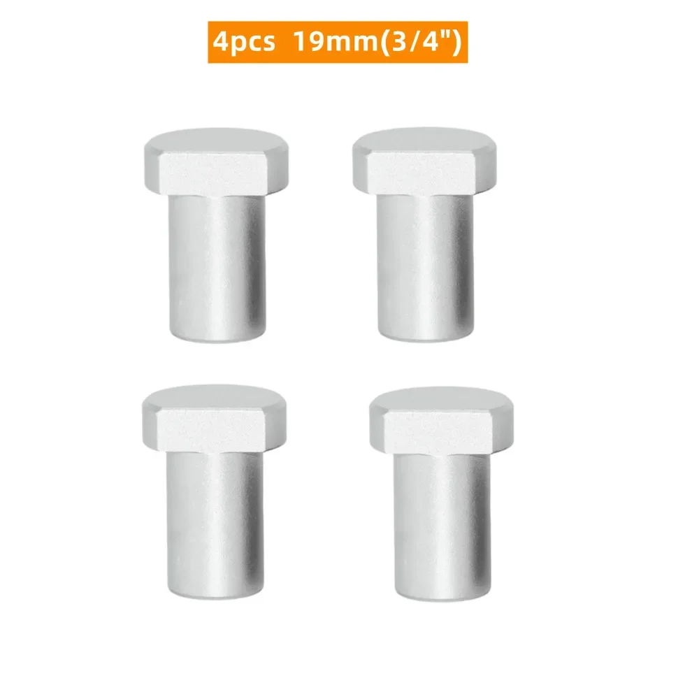 Banc chiens établi cheville frein arrêts Table établi positionnement rabotage bouchon en alliage d'aluminium banc chiens pour 19mm/20mm trou pour chien: L'oseille
