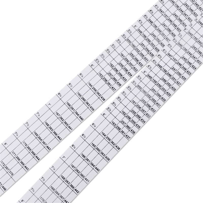 WINTAPE 120*5.2cm Measuring Ruler For Internal Diameter Range 50-375mm Woodworking Measurement Tools Pipe Diameter Tape Measure